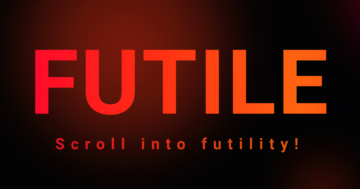 A useless website that measures how far you scroll (mobile-first)